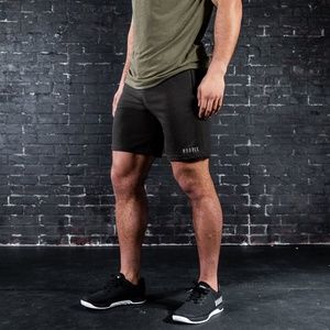NoBull Project Black Heather Knit Shorts
